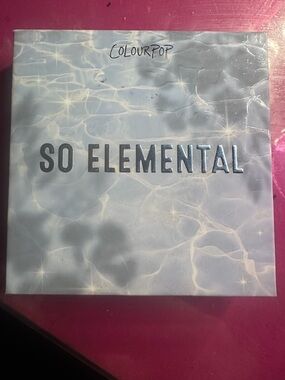 ColourPop So Elemental Eyeshadow Palette - Light Blue & White Holographic